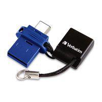 Verbatim Store ‘N’ Go Dual 64 Gb Usb Flash Drive Usb Type-A / Usb Type-C 3.2 Gen 1 (3.1 Gen 1) Blue