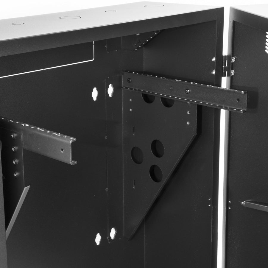 Vertical Server Cabinet 8U Wall Mount - Low Profile 19" Rack | StarTech RK830WALVS
