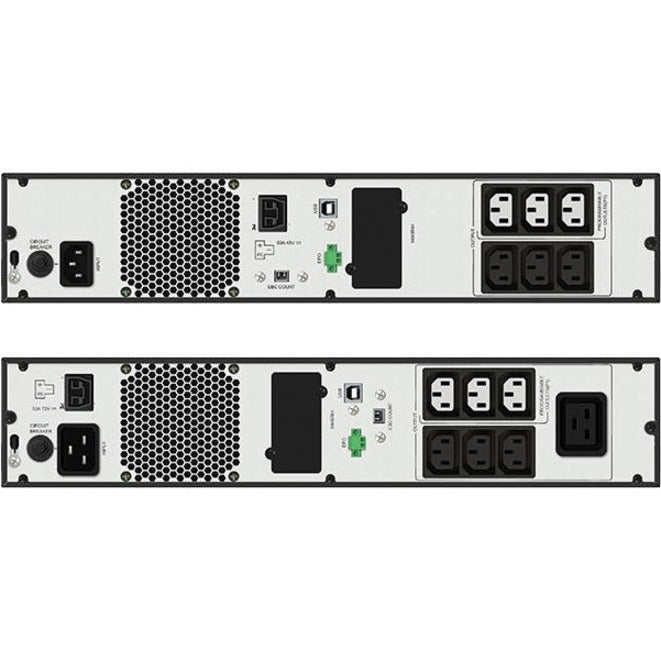Vertiv Edge UPS 1500VA 1350W 230V 2U Line Interactive AVR Tower/Rack Mount EDGE-1500IRT2UXL