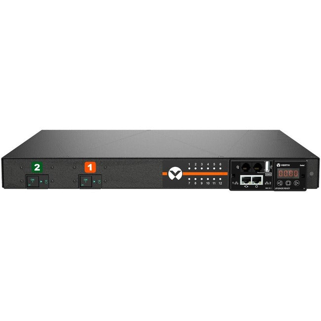 Vertiv Geist Horizontal Switched Rack Pdu - 1U| 32A| (12) Combination Outlets C13/C19| 1P+N+E| 200V/240V| 7.3Kw| Horizontal Pdu|