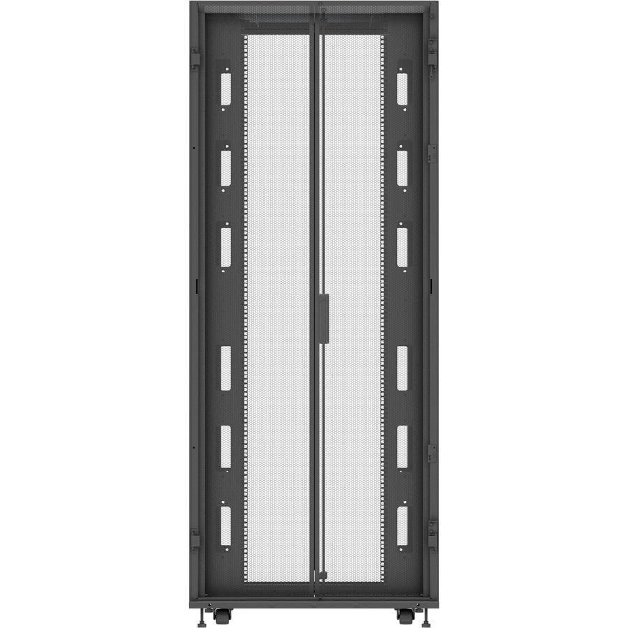 Vertiv Vr3350 Rack Cabinet 42U Freestanding Rack Black, Transparent