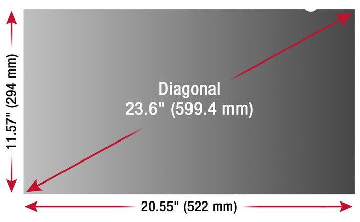Viewsonic Vspf2360 Display Privacy Filters Frameless Display Privacy Filter 59.9 Cm (23.6")