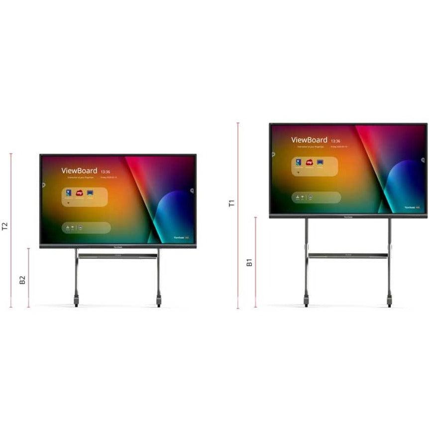 Viewsonic Vb-Stnd-005 Signage Display Mount 2.49 M (98") Black, Silver