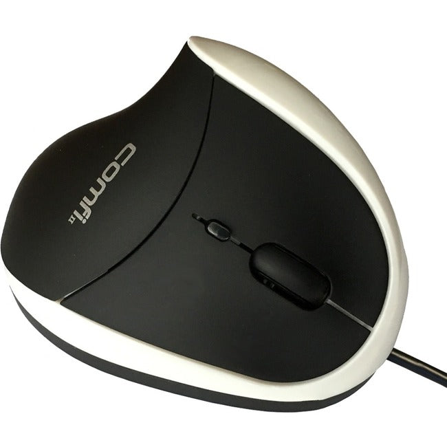 W Global Inc. Comfi II Wired Ergonomic Computer Mouse White EM011-W