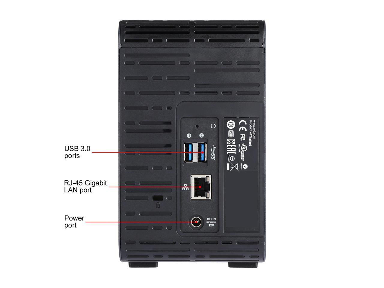Wd 16Tb My Cloud Ex2 Ultra Nas - Network Attached Storage - Dual-Core Processor (Wdbvbz0160Jch-Nesn)