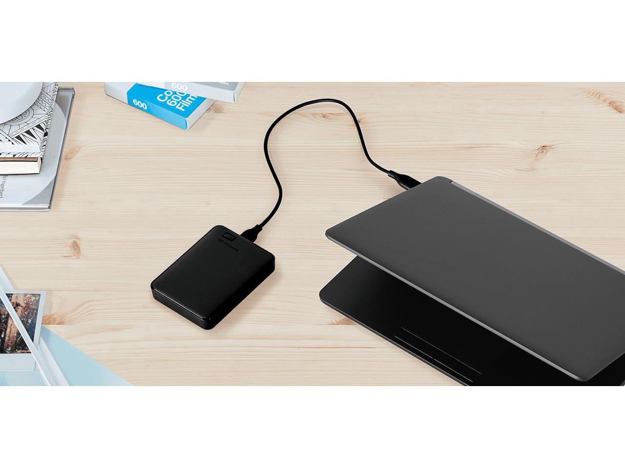 Wd 5Tb Elements Portable Storage Usb 3.0 Model Wdbu6Y0050Bbk-Wesn Black