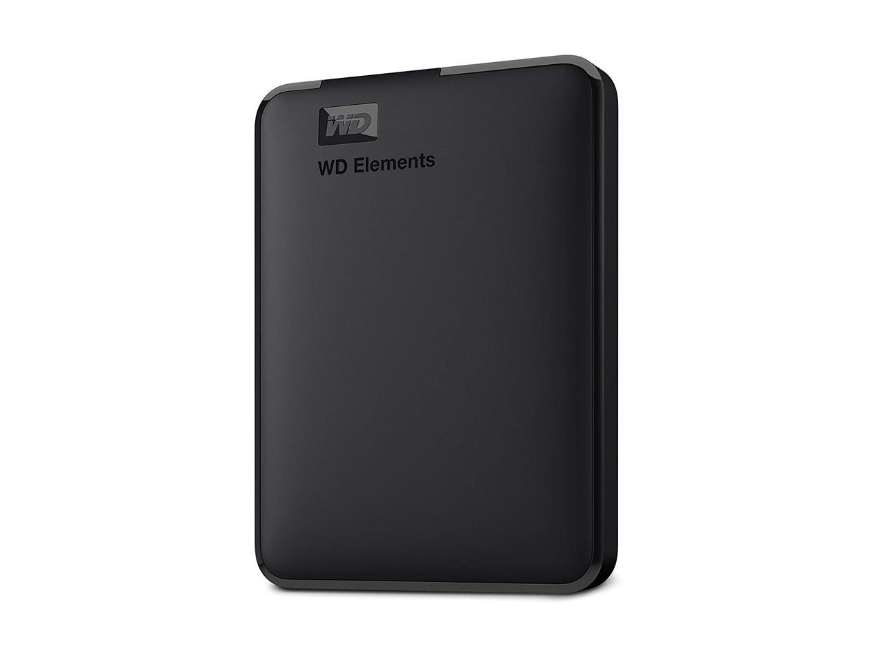 Wd 5Tb Elements Portable Storage Usb 3.0 Model Wdbu6Y0050Bbk-Wesn Black