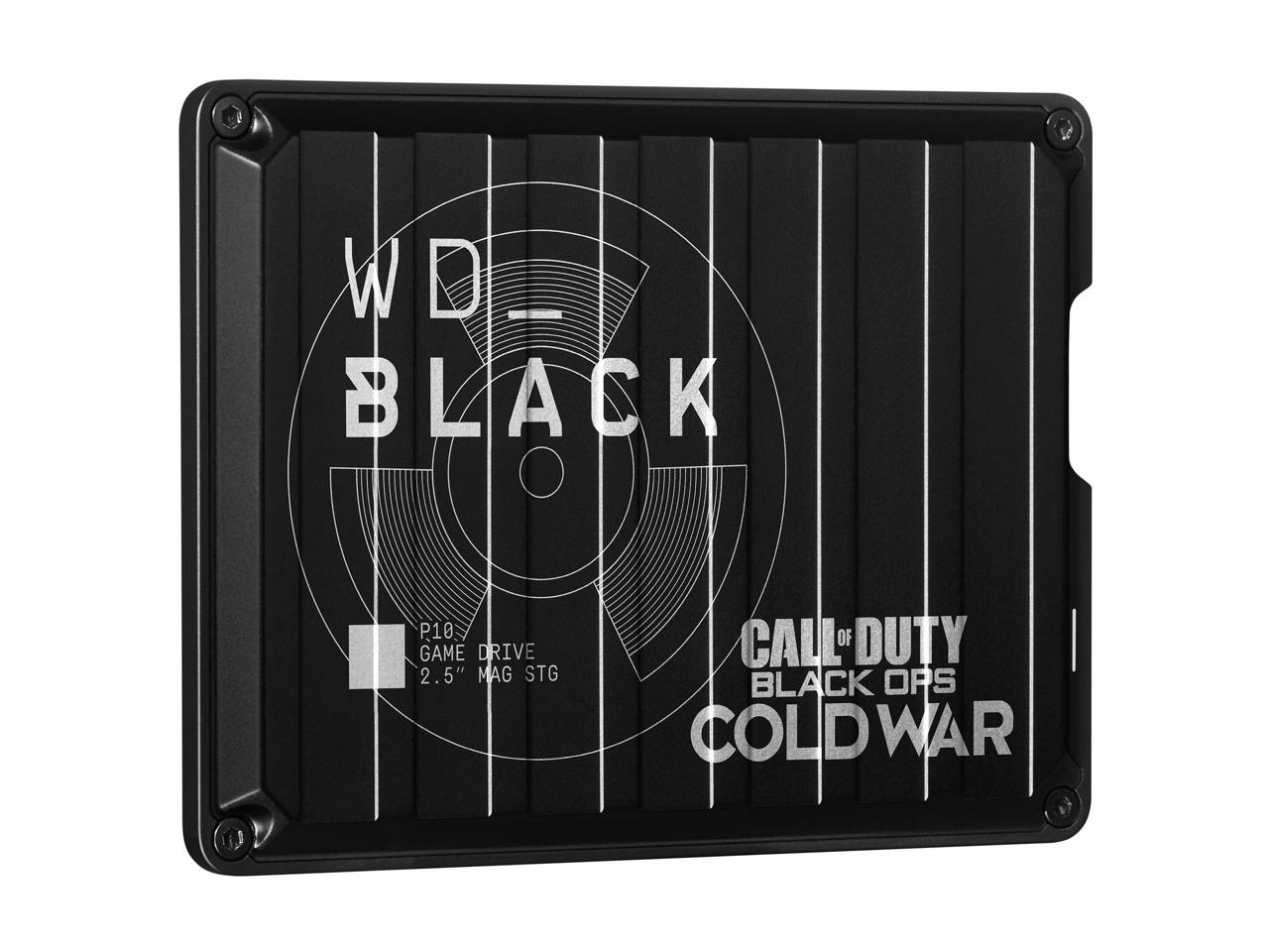 Wd Black 2Tb P10, Call Of Duty: Black Ops Cold War Special Edition Usb 3.2 Gen 1, Micro B Model Wdbazc0020Bbk-Wesn Black