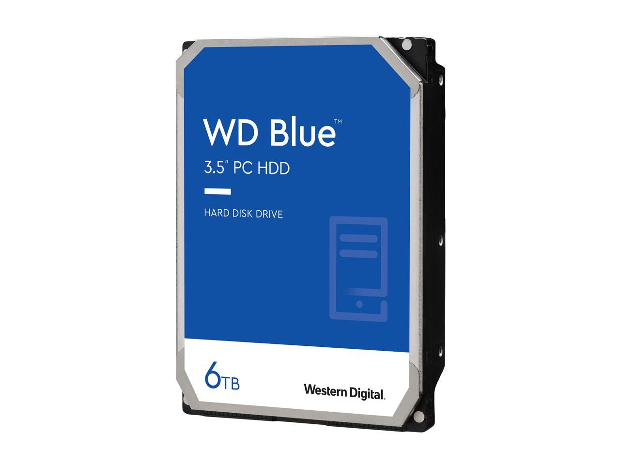 Wd Blue 6Tb Desktop Hard Disk Drive - 5400 Rpm Sata 6Gb/S 256Mb Cache 3.5 Inch - Wd60Ezaz