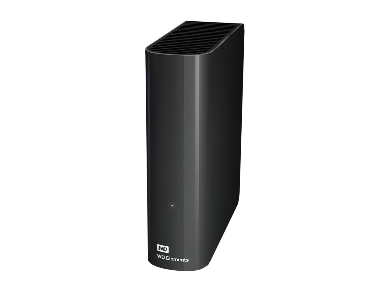 Wd Elements 4Tb Usb 3.0 External Hard Drive Black Wdbwlg0040Hbk-Nesn