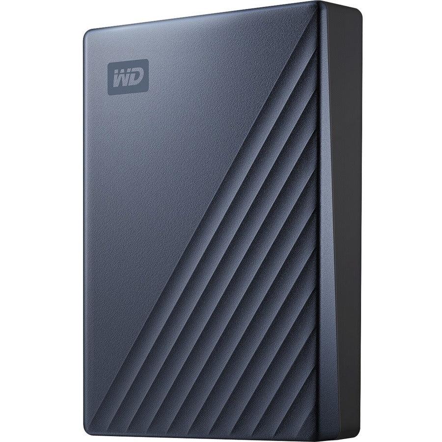 WD My Passport Ultra WDBFTM0040BBL 4 TB Portable Hard Drive - External - Blue WDBFTM0040BBL-WESN