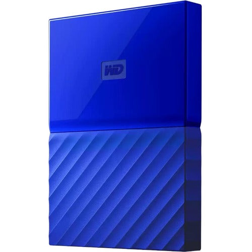 WD My Passport WDBYFT0030BBL-WESN 3 TB Portable Hard Drive - External - Blue