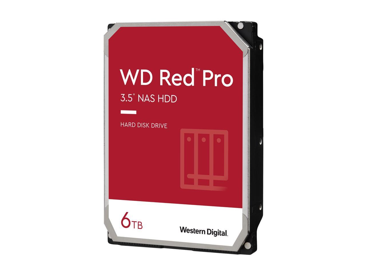 Wd Red Pro Wd6003Ffbx 6Tb 7200 Rpm 256Mb Cache Sata 6.0Gb/S 3.5" Internal Hard Drive Bare Drive