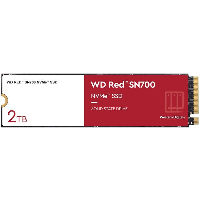 WD Red SN700 WDS200T1R0C 2TB Solid State Drive - M.2 2280 Internal - PCI Express NVMe (PCI Express NVMe 3.0 x4)