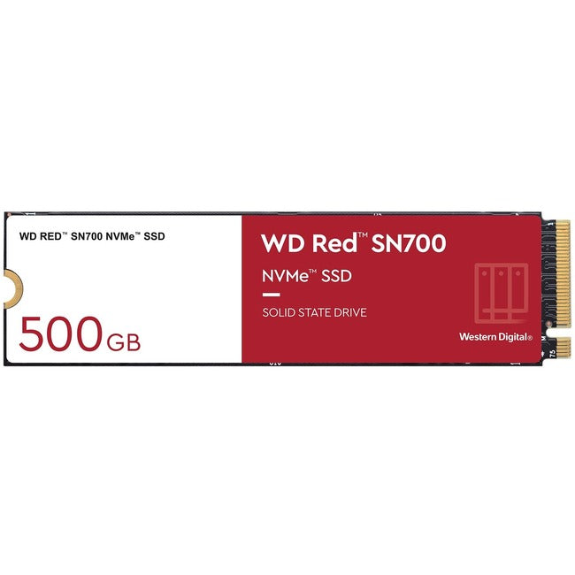 WD Red SN700 WDS500G1R0C 500GB Solid State Drive - M.2 2280 Internal - PCI Express NVMe (PCI Express NVMe 3.0 x4)
