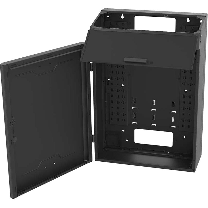 Wall Mount Cabinet - 8RU Vertical Network Rack | C2G VWMSD-8RU-42-B