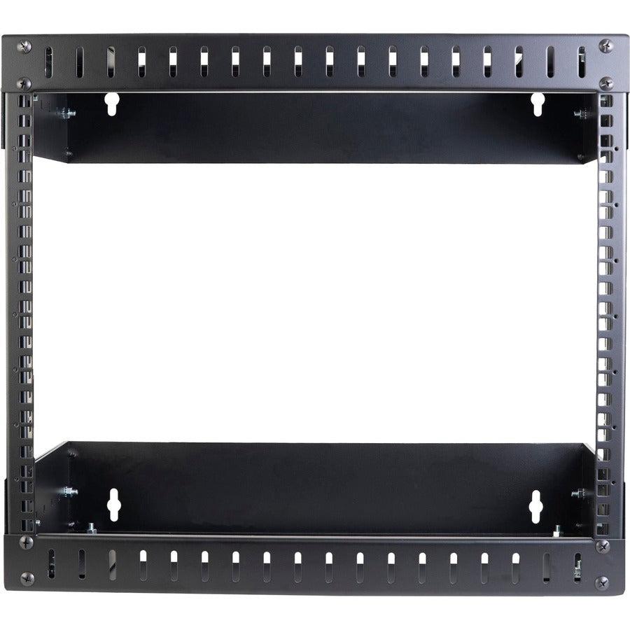 Wall Mount Network Rack 8U - Heavy-Duty Open Frame Server AV Data Rack (Adjustable Depth) | StarTech.com RK812WALLOA