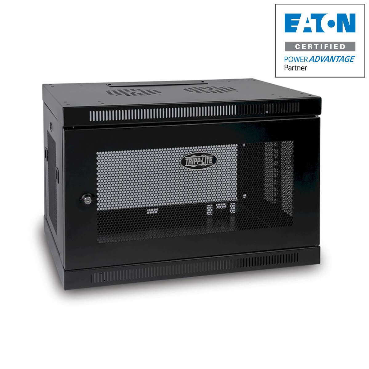 Wall-Mount Server Rack 9U - Low-Profile Network Equipment Enclosure | Tripp Lite by Eaton SRW9U
