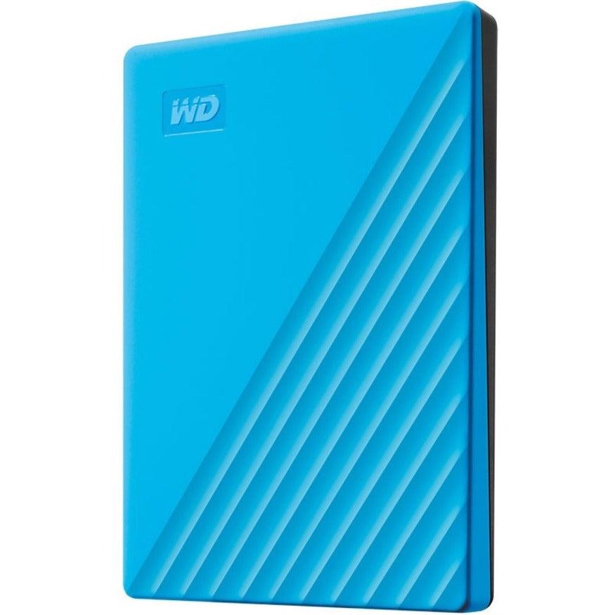 Wd 2Tb My Passport Portable Storage External Hard Drive Usb 3.2 For Pc/Mac Blue (Wdbyvg0020Bbl-Wesn)
