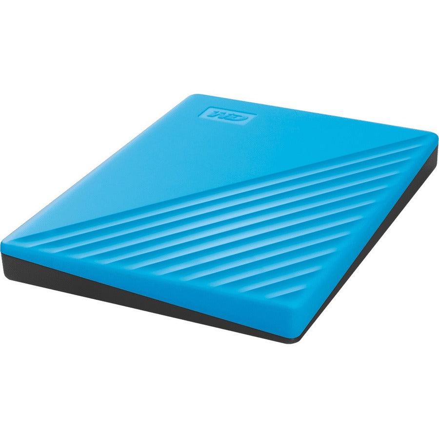 Wd 4Tb My Passport Portable Storage External Hard Drive Usb 3.2 For Pc/Mac Blue (Wdbpkj0040Bbl-Wesn)