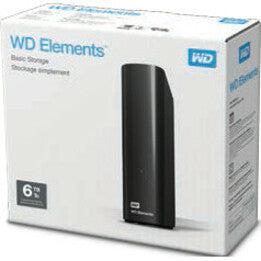 Wd Elements 6Tb Usb 3.0 Desktop Hard Drive Black Wdbwlg0060Hbk-Nesn