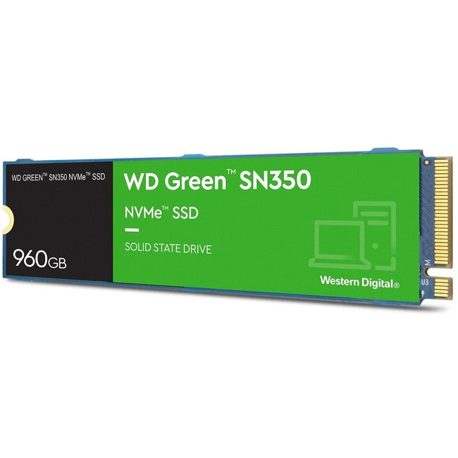Western Digital Green SN350 WDS960G2G0C 960 GB Solid State Drive - M.2 2280 Internal - PCI Express NVMe (PCI Express NVMe 3.0 x4)