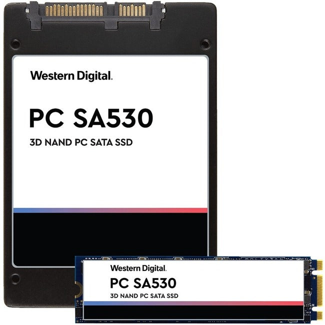 Western Digital PC SA530 256 GB Solid State Drive - 2.5 Internal - SATA (SATA/600)" SDASB8Y-256G