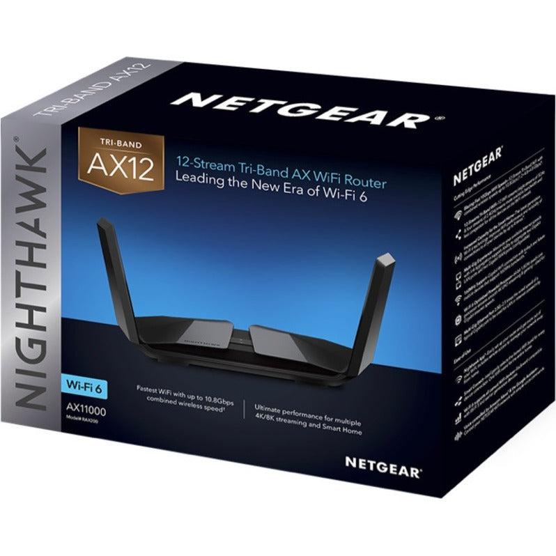 WiFi 6 Router - AX3000 Dual-Band Nighthawk Gaming Router | NETGEAR RAX40 RAX40-100NAS