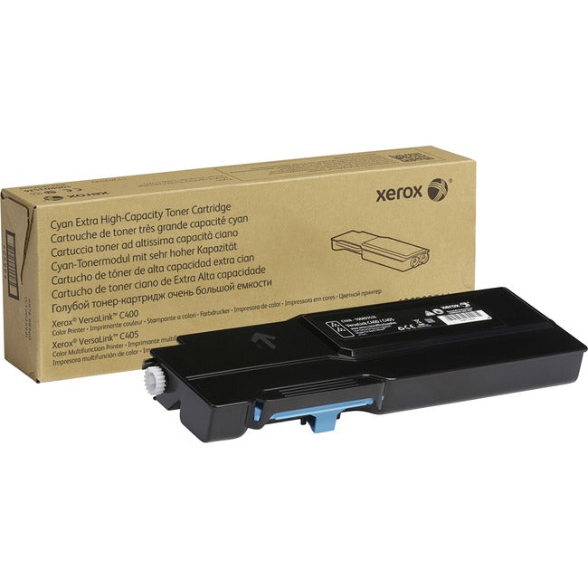 Xerox Original Extra High Yield Laser Toner Cartridge - Cyan - 1 Each 106R03526