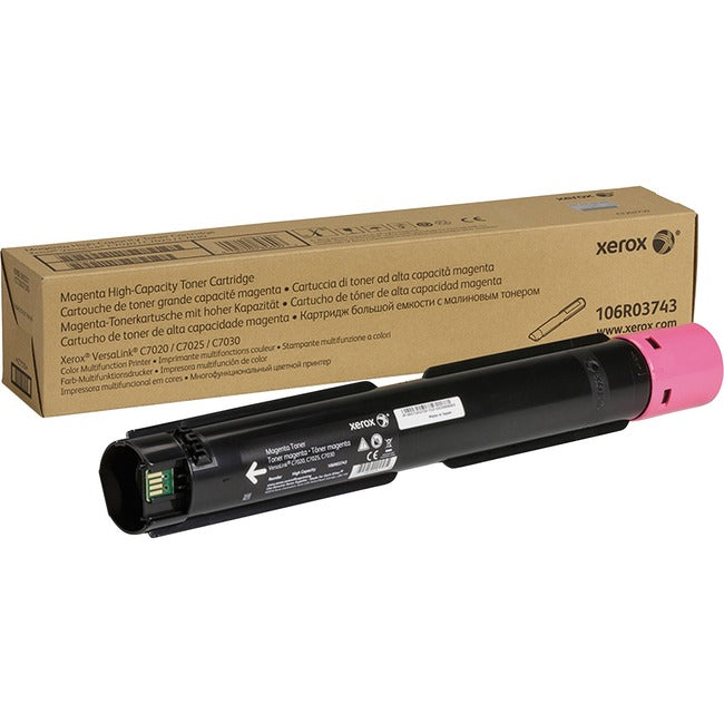 Xerox Original High Yield Laser Toner Cartridge - Magenta - 1 Each 106R03743