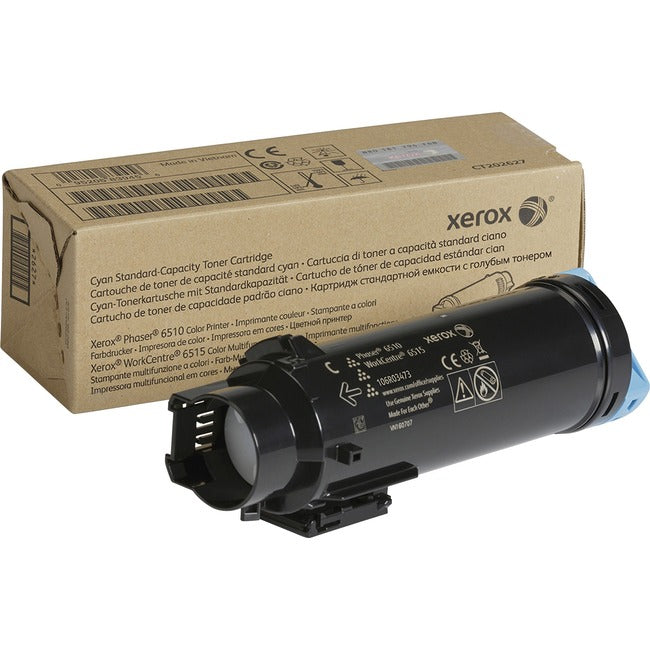 Xerox Original Standard Yield Laser Toner Cartridge - Cyan - 1 Each 106R03473