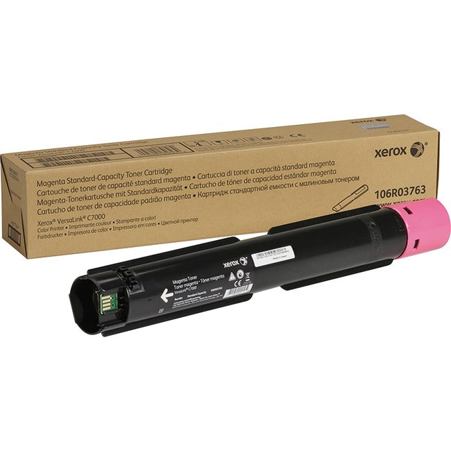 Xerox Original Standard Yield Laser Toner Cartridge - Magenta - 1 Each 106R03763