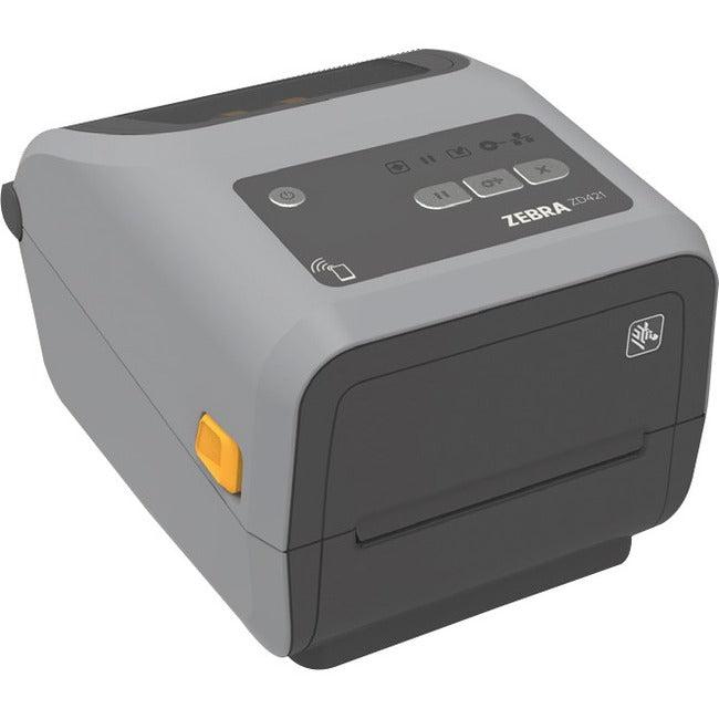 Zebra ZD421c Desktop Thermal Transfer Printer - Monochrome - Label/Receipt Print - USB - USB Host - Bluetooth - Near Field Communication (NFC) - US ZD4A042-C01E00GA
