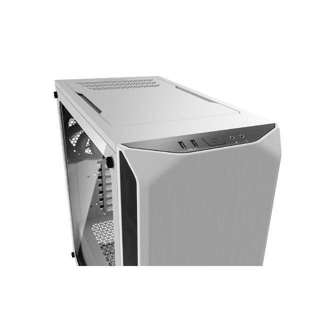 Be Quiet! Bgw35 Pure Base 500 Window White, Atx, Midi Tower Computer Case, Tempered Glass Window, Two Preinstalled Fans