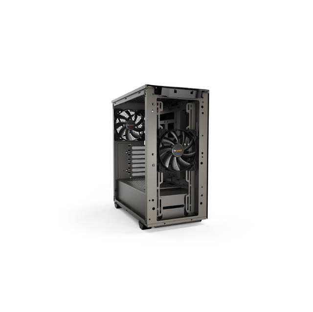Be Quiet! Bgw36 Pure Base 500 Window Gray, Atx, Midi Tower Computer Case, Tempered Glass Window, Two Preinstalled Fans