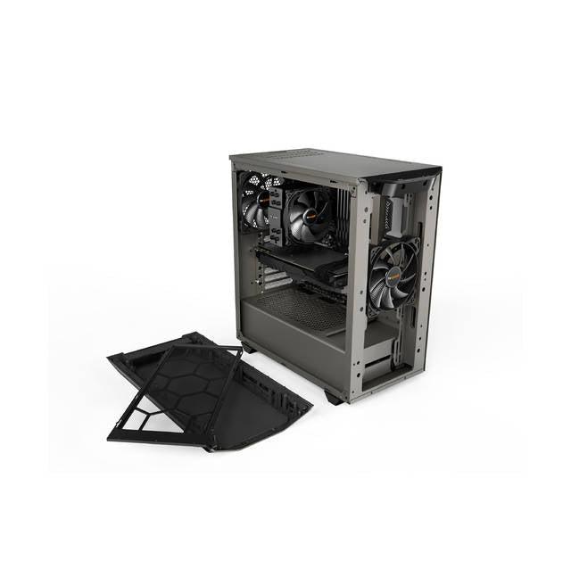 Be Quiet! Bgw36 Pure Base 500 Window Gray, Atx, Midi Tower Computer Case, Tempered Glass Window, Two Preinstalled Fans