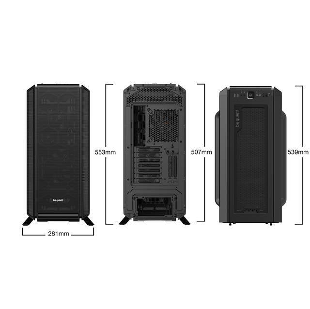 Be Quiet! Silent Base 802 Window Black No Power Supply Midi Tower Case (Bgw39)