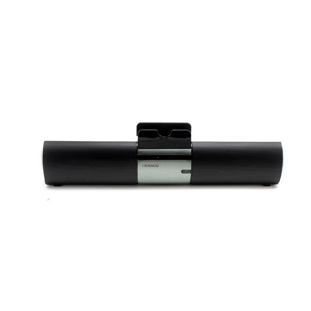 Ikanoo Bt008 Wireless Bluetooth/Wired 3.5Mm Portable Speaker Sound Bar W/ Microphone (Black)