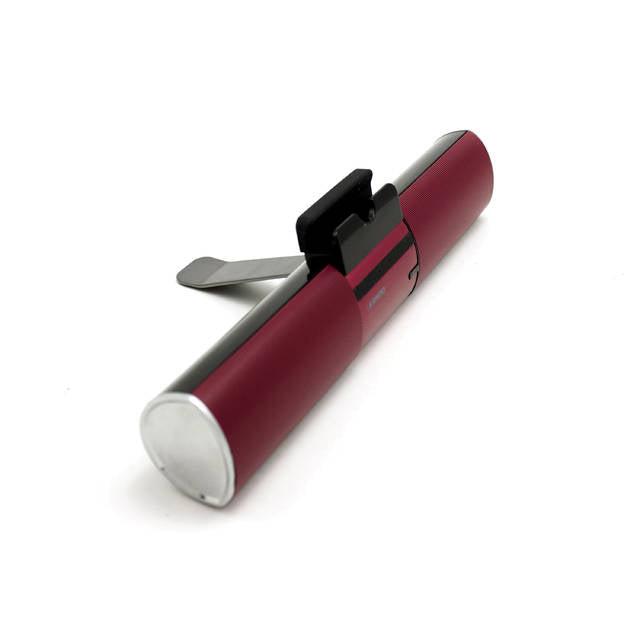 Ikanoo Bt008 Wireless Bluetooth/Wired 3.5Mm Portable Speaker Sound Bar W/ Microphone (Red)