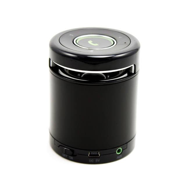 Ikanoo Bt012 Wireless Bluetooth/Wired 3.5Mm Portable Speaker W/ Microphone & Volume Control (Black)