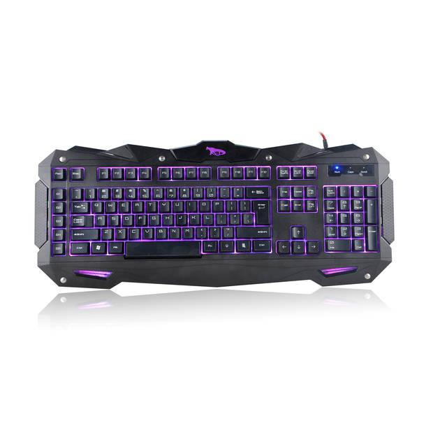 Imicro Cobra Im-Kbcobv8 110-Key Wired Usb Led Backlit Gaming Keyboard (Black)