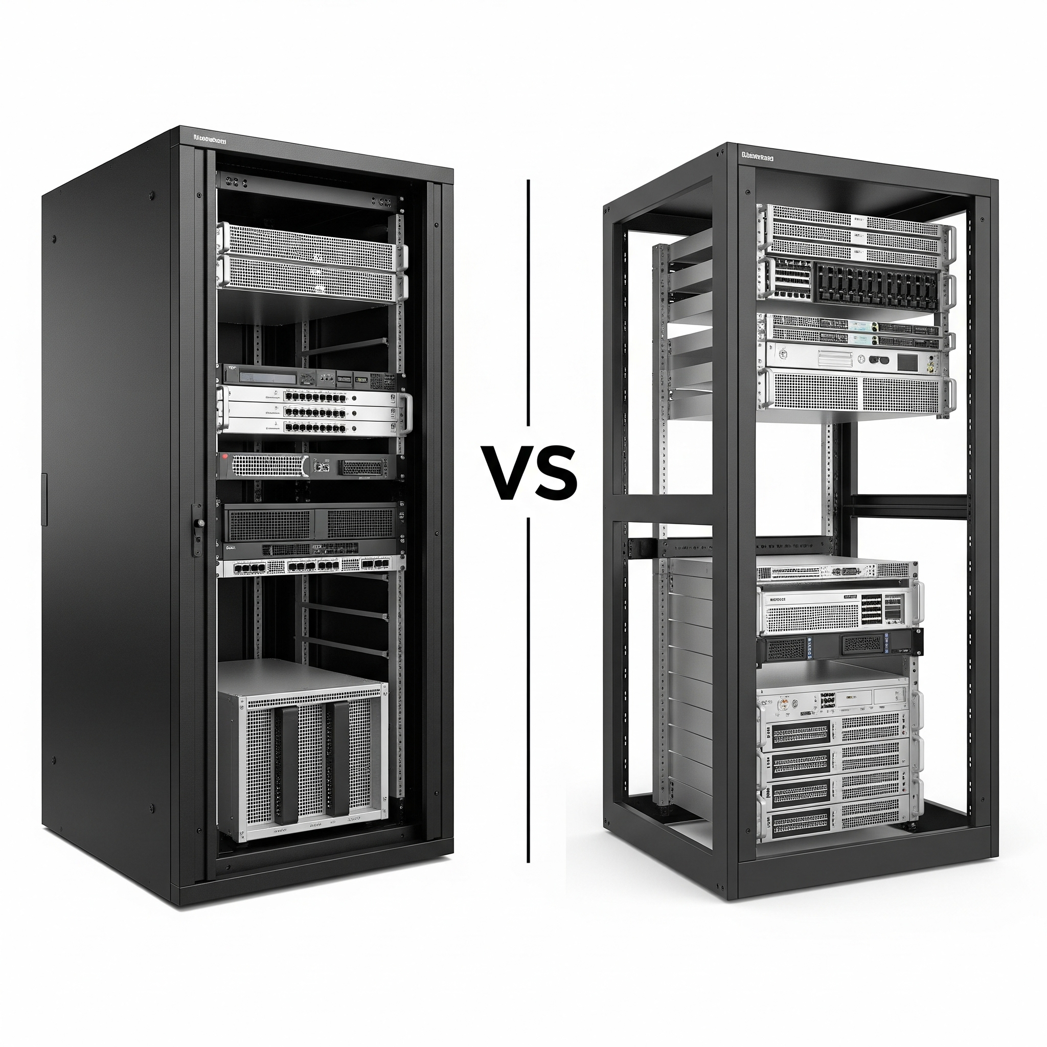 Rack Cabinets vs. Open Frame Racks: Which Is Best for Your Data Center ...
