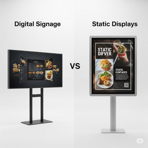 Digital Signage vs Static Displays: Which is More Effective?