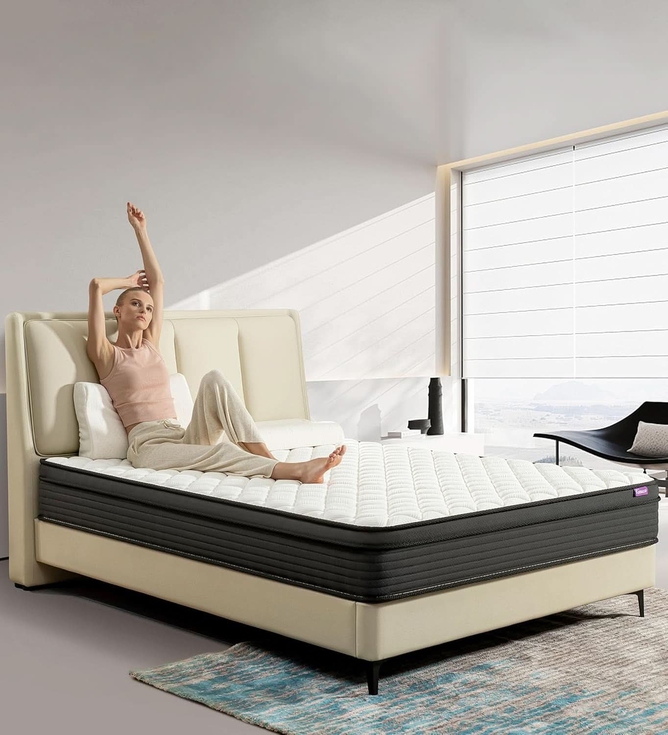 10 Inch Memory Foam Hybrid Mattress Comfort Max Plus