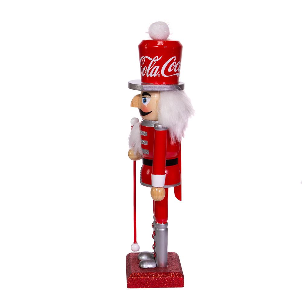 10" Wooden Coca-Cola Nutcracker