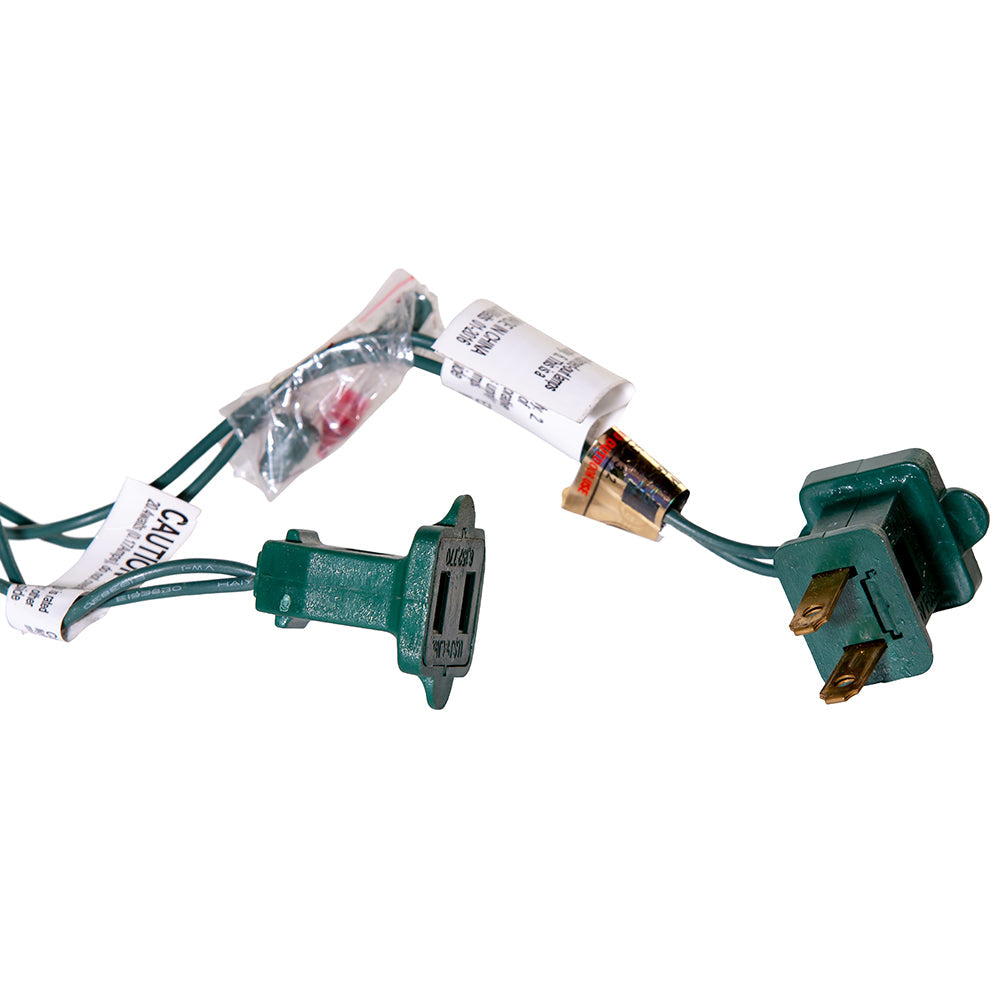 100-Light Clear Light Set With Green Wire