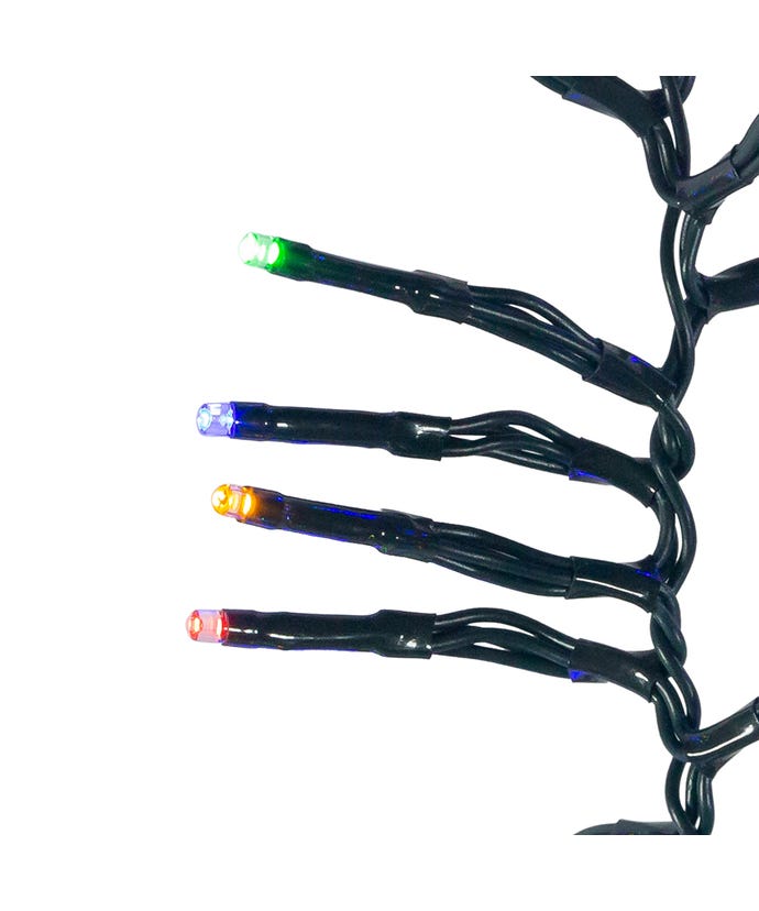 1000-Light Multi-Color LED Cluster Light Set