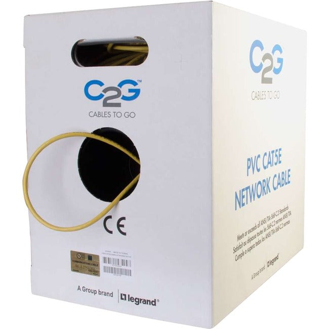 1000Ft Cat5E Bulk Unshielded (Utp) Network Cable With Stranded Conductors - In-W Ctg-43404