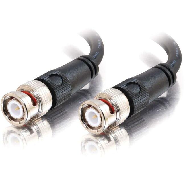 100Ft 75 Ohm Rg-59/U Bnc Cable Black