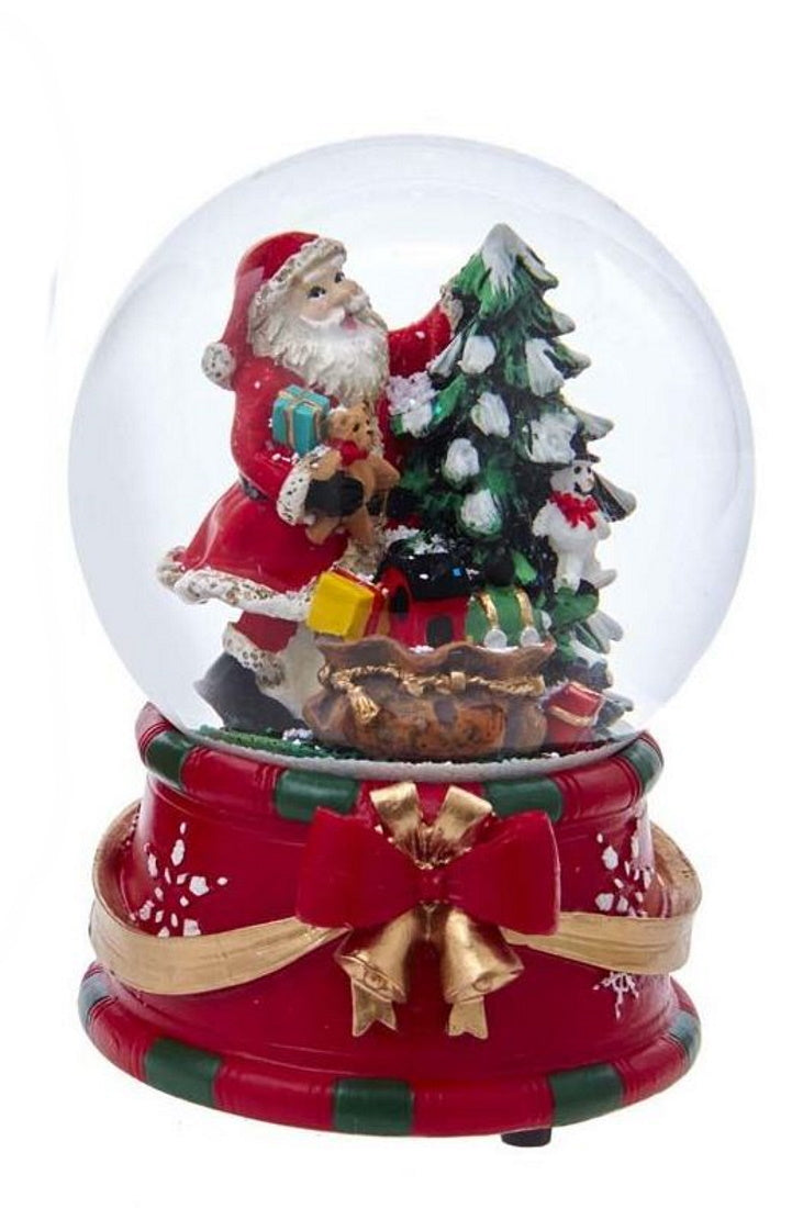 100MM Musical Santa Water Globe -